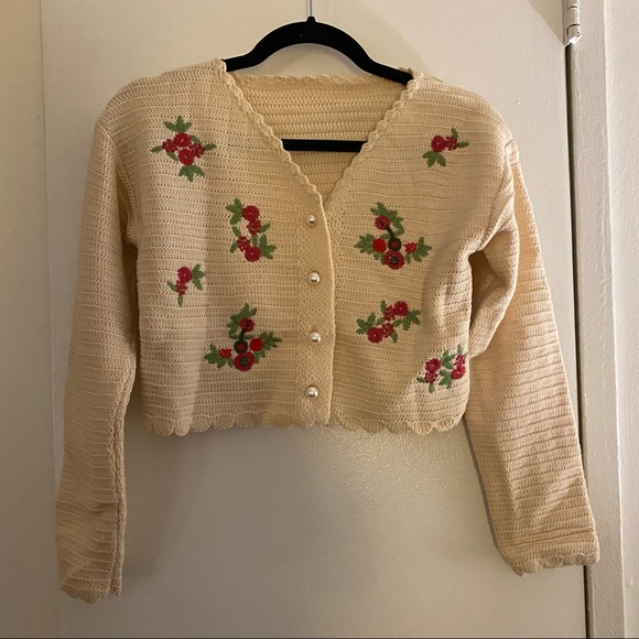 VERGE GIRL - Paris 1994 Button Front Knit Top - Picture 8 of 10